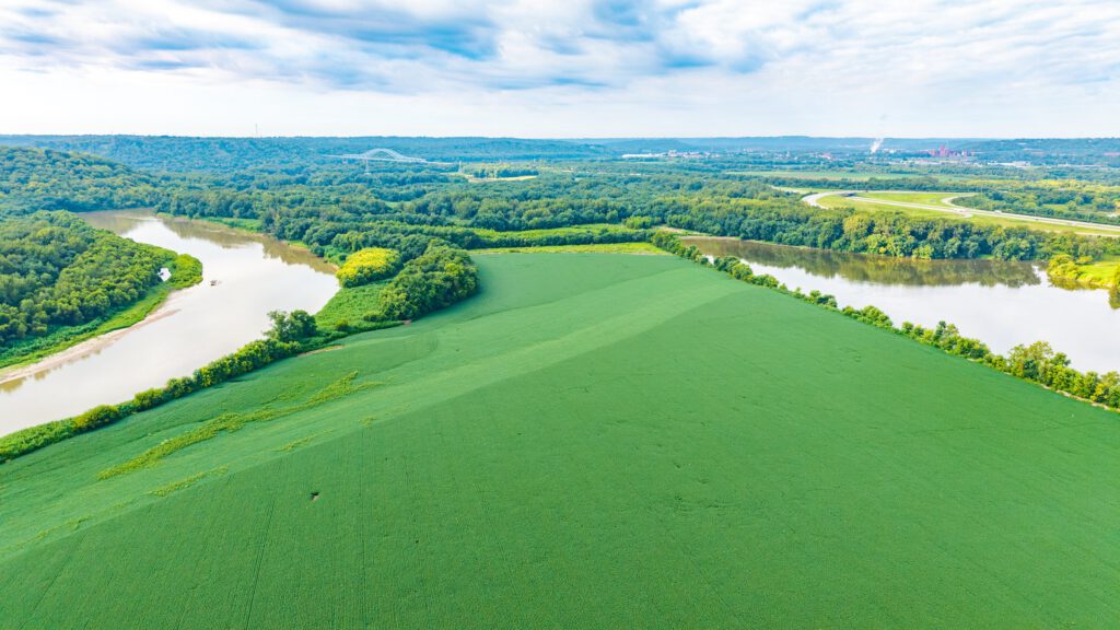 The river bend