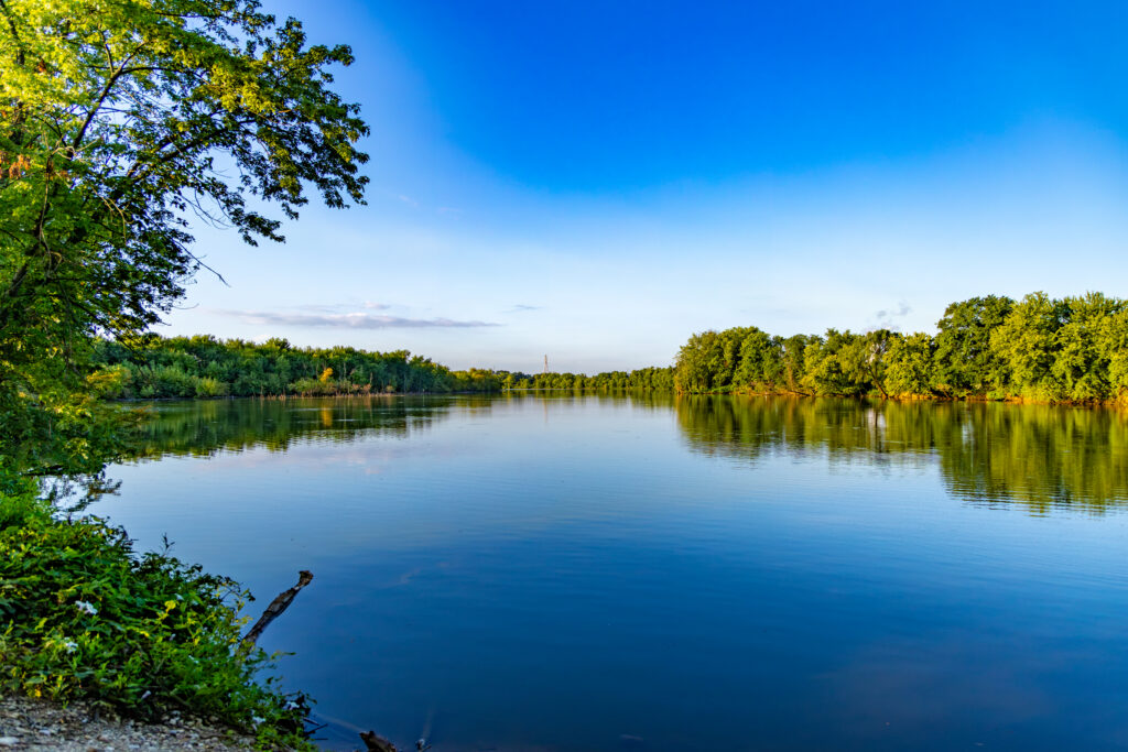 The river bend